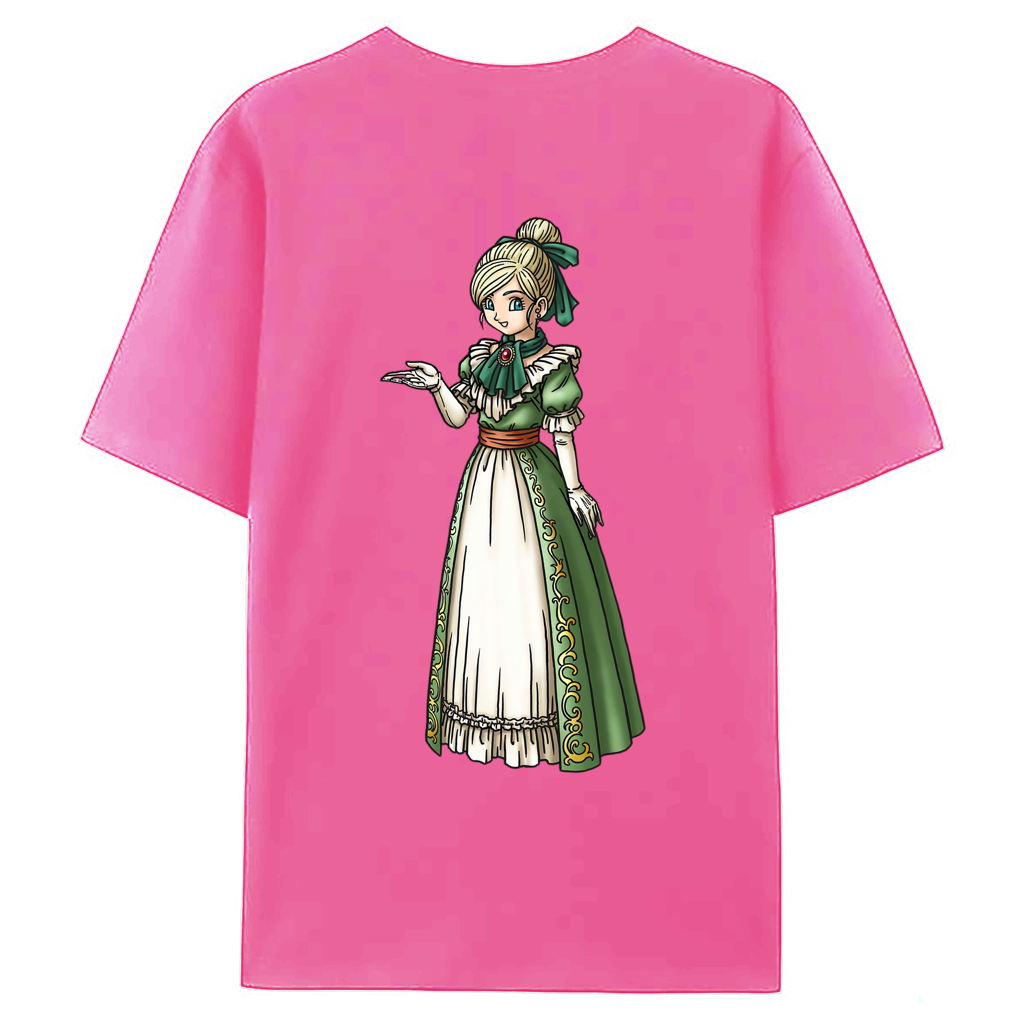 （画像用） ドラゴンクエスト Doragon Kuesuto Dragon Quest レディース半袖Tシャツ(バックプリント)